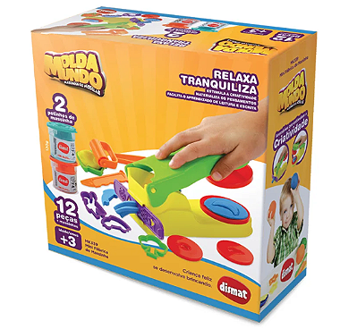 Mini Fábrica de Massinha 12 peças + massinhas Dismat