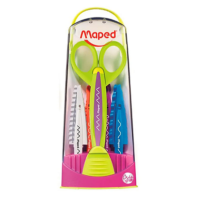 Kit Tesoura para Picotar +5 lâminas - Maped