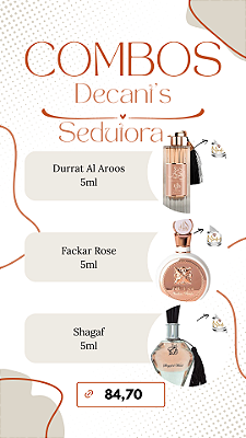 Combo Decant | Sedutora