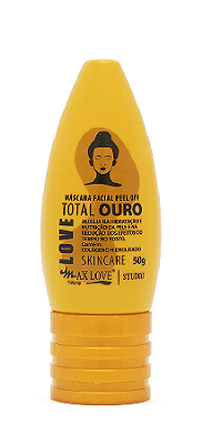 Máscara Facial Peel Off Total Ouro Max Love