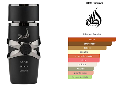 Asad Elixir de Lattafa Perfumes Eua de Parfum 100ml