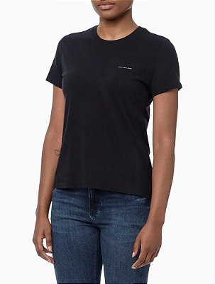 Camiseta Feminina Slim Estama Mini CK CKJF100