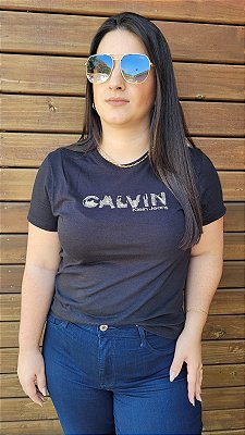 Camiseta Feminina Manga Curta CK CF4OC01BC953