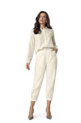Camisa Listrada Feminina E15516