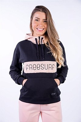 MOLETOM CANGURU FEMININO FREESURF REF 121007076