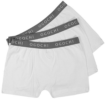 Cueca Boxer Masculina Kit 03 PCS 020520003