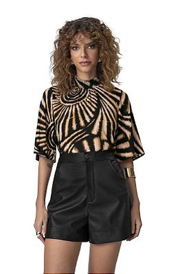 Blusa Manga Flutuante de Viscose E15502