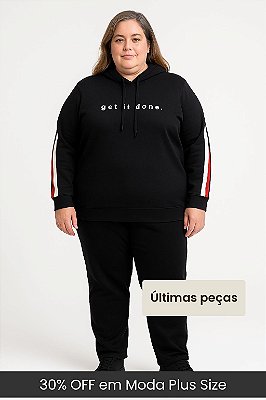 Blusão Feminino Capuz Plus Size Ref 6153506