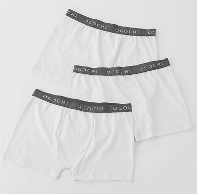 Kit 03 Cuecas Boxer Ogoshi REF 020540003