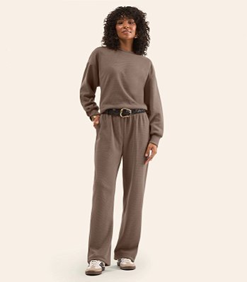 Conjunto Blusão Com Calça Feminino Rovitex 6176265