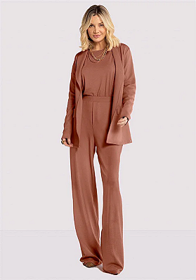 Blazer Alfaiataria Em Malha Com Lapela 1.67764