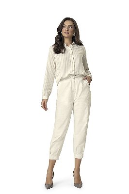 Camisa Listrada Feminina E15516