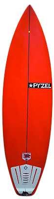 Prancha De Surf Pyzel Modelo Red Tiger 5'11'' -  31,20 Lts  PU - Semi Nova - 2 quedas
