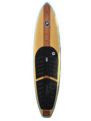 Prancha SUP Pro Ilha   11’  - 220 Lts  EPS - WOOD - Borda cor Azul
