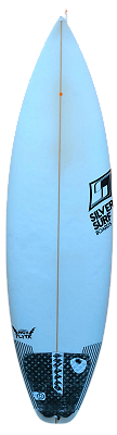 Prancha de Surf Silver Surf  modelo high flyer 5'10'' 27,6 Lts PU Usada