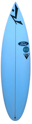 Prancha De Surf Rusty Modelo Underdog  5'11" -  25,67 Lts - Futures -   PU Nova