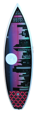 Prancha De Surf Infantil Cyzar  5’5"  24,8 L PU Seminova
