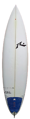 Prancha De Surf Rusty Modelo BLACKBIRD 6’6" - 34,5 L PU - FCS2 Nova