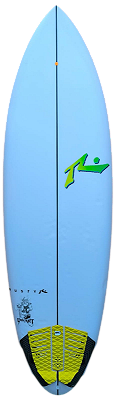 Prancha De Surf Rusty Modelo Dwart 6'4"  45,2 L  PU Semi Nova