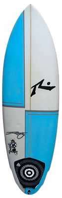 Prancha De Surf Rusty Modelo Dwart  5'9" - 34  Lts PU - Usada