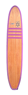 Prancha De Surf Longboard Power light Modelo Purple Monkey  9’2" - 70,10  L Eps/Wood Novo