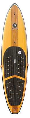 Prancha Stand Up (SUP) Pro Ilha Tamanho 11' - 220 L Eps-Wood Nova - Borda cor Preta