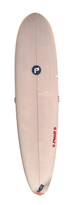 Prancha de Surf Pro Ilha Modelo Mini Long 7'6" -  55,05 L  PU - FCS2 Nacional  Nova