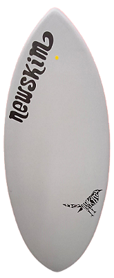 Prancha de Skimboard Newskim Híbrido M - Cinza