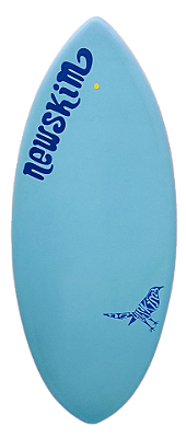 Prancha de Skimboard Newskim Híbrido M - Azul claro