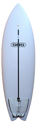 Prancha De Surf SRS Modelo Fish 6’0" 38,4L EPS Enigma - Seminova