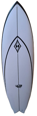 Prancha de Surf Silver Surf modelo Speed Fish 2 - 37,52 L EPS - 3 FCS2 NOVA