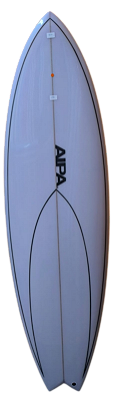 Prancha De Surf AIPA Modelo Modern Swallow 5'11''- 32 Lts  PU - FCS2 Nova