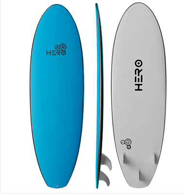 Prancha Softboard Hero Frisbee 6'0 - 45L - azul