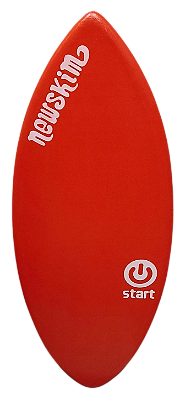 Prancha de Skimboard Newskim Modelo Start - Laranja