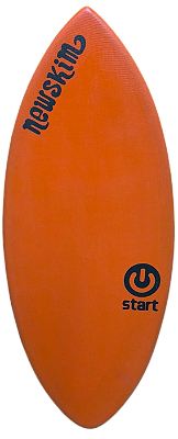 Prancha de Skimboard Newskim Modelo Start - Laranja