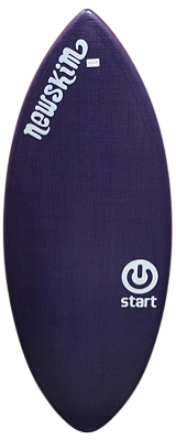 Prancha de Skimboard Newskim Modelo Start - ROXO