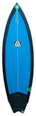 Prancha De Surf  Fish marca Shazam  5'7 1/2"  32 Lts EPS Semi Nova