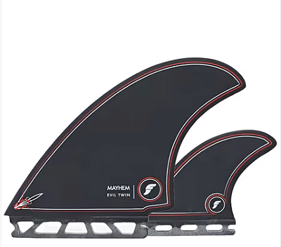 Quilhas Futures Mayhem Evil Twin - Large - Biquilha + 1