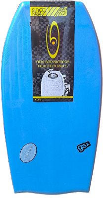 Prancha de Bodyboard Genesis Modelo GSX  39" - Azul/Laranja - Bat Tail