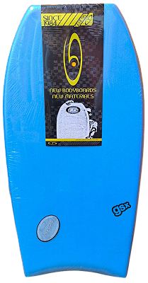 Prancha de Bodyboard Genesis Modelo GSX  39" - Azul/Laranja - Crescent Tail