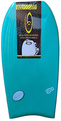 Prancha de Bodyboard Genesis Modelo GSX  40" - Verde/Cinza - Crescent Tail