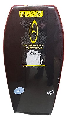 Prancha de Bodyboard Genesis Modelo GSX 42" - Preto/Cinza - Bat Tail
