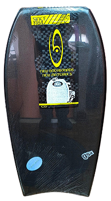 Prancha de Bodyboard Genesis Modelo GSX 42" - Preto/Vermelho- Crescent Tail