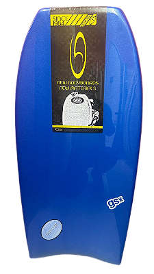 Prancha de Bodyboard Genesis Modelo GSX  42" - Azul/Laranja - Crescent Tail