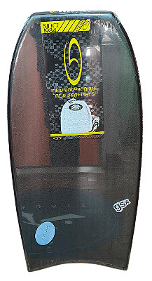 Prancha de Bodyboard Genesis Modelo GSX 41" - Preto/Cinza- Crescent Tail