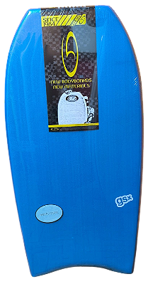 Prancha de Bodyboard Genesis Modelo GSX  43" - Azul/Amarelo - Crescent  Tail
