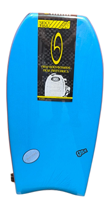 Prancha de Bodyboard Genesis Modelo GSX 43" - Azul claro/Preto - Crescent Tail