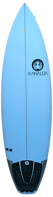 Prancha De Surf Kanaloa Modelo 4x -  6’4" - 38,5L PU - Nova