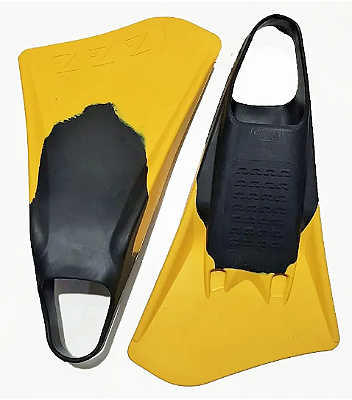 Nadadeira  Z Fins Bodyboard - Medio - M  ( 39/40 ) - Preto/Amarelo