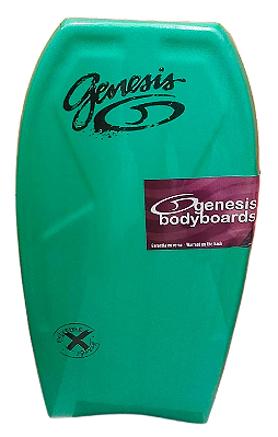 Bodyboard Genesis | Modelo Extreme | Verde-Braco - Crescent Tail - TAM 40''